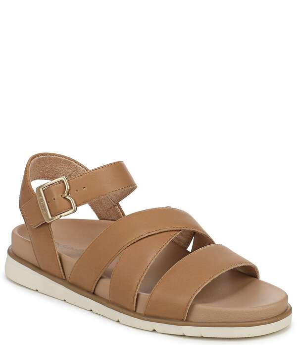 御医者さん・肩かけ レディース シューズ パンプス サンダル なめし革 Dr. Scholl\u0027s Free Life Leather Sandalsaddle Tan タン
