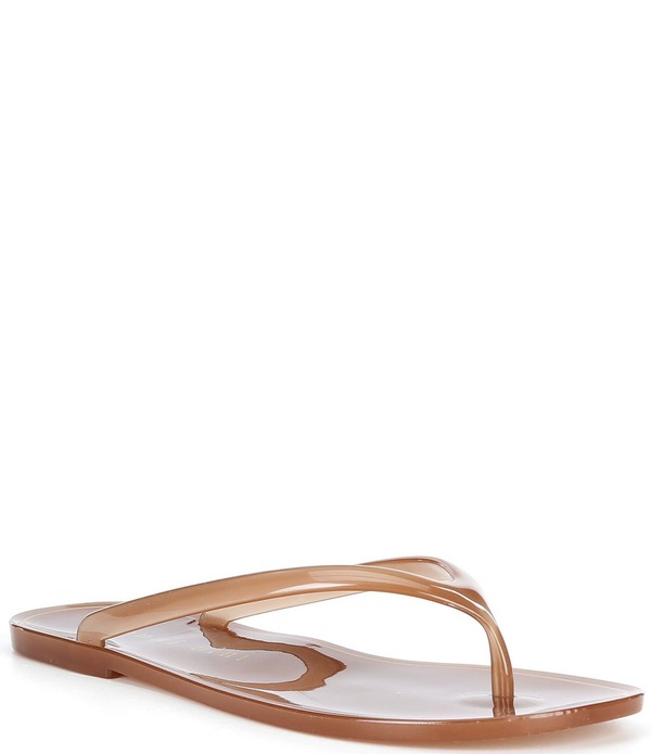 ジャンビニ レディース シューズ サンダル Gianni Bini Gelly Jelly Thong Sandals Tan タン