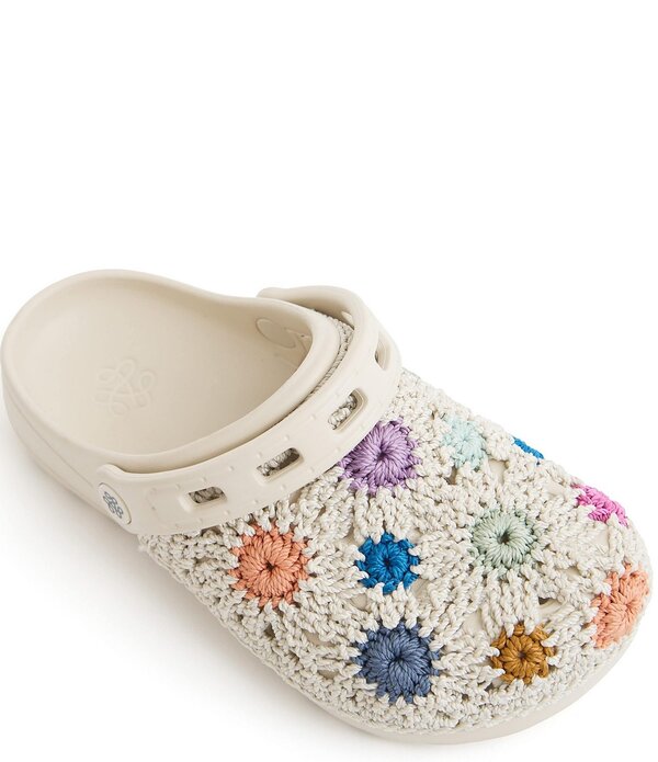 ザサック レディース シューズ パンプス The Sak Crochet Flower EVA Clogs Natural Multi Flower マルチ色つや