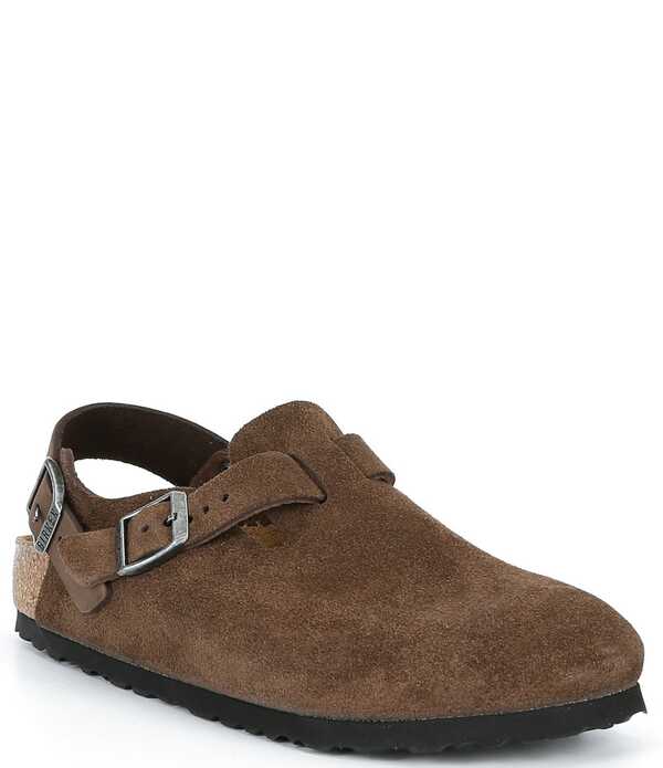 ビルケンシュトック レディース シューズ サンダル スエードクロス Birkenstock Women\u0027s Tokio Suede Backstrap Clogs Carafe