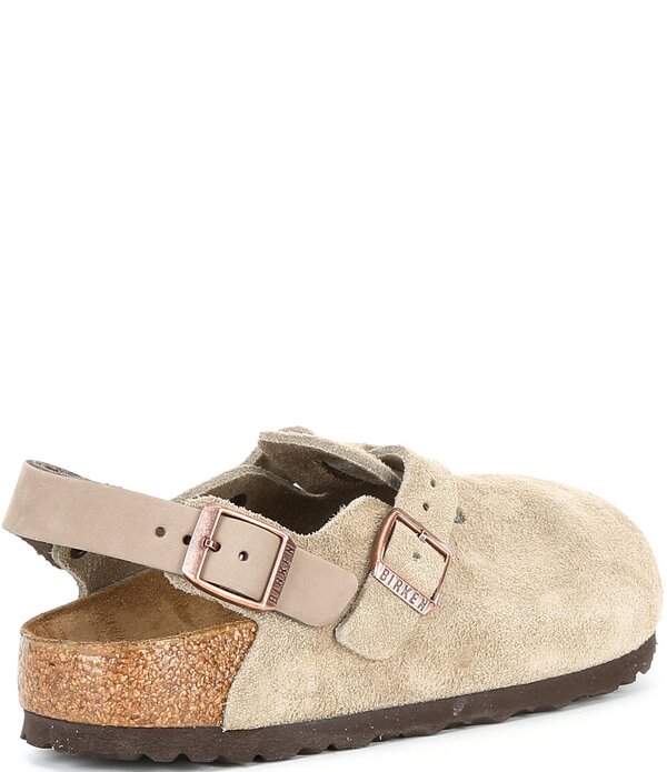 ビルケンシュトック レディース シューズ サンダル スエードクロス Birkenstock Women\u0027s Tokio Suede Backstrap Clogs Taupe トープ