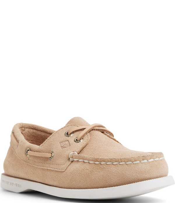 スペリー レディース シューズ スエードクロス Sperry Women\u0027s Top-Sider Authentic Original Suede Boat Shoes Linen Multi マルチ色つや