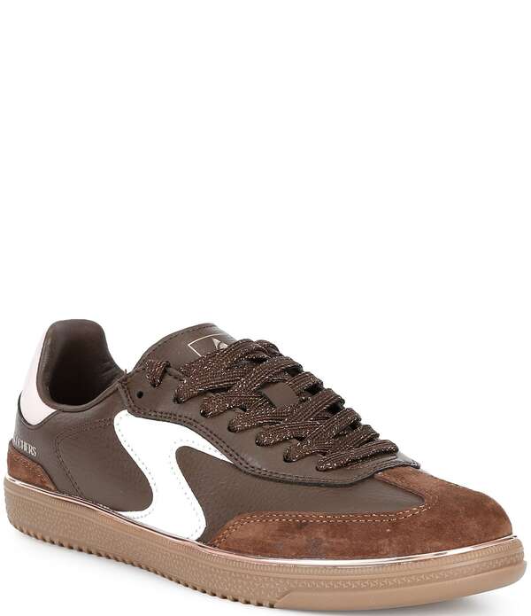 スケッチャーズ レディース シューズ スニーカー Skechers Women\u0027s Hotshot - Living Luxe T-Toe Sneakers Brown 赤銅色