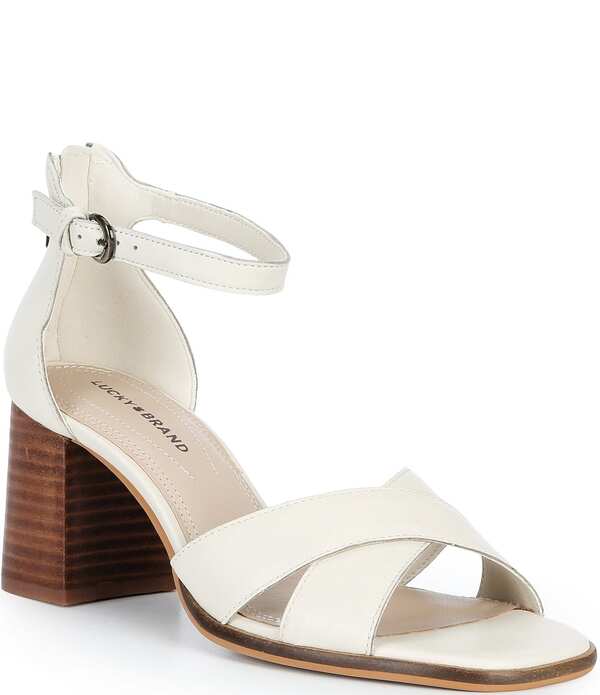 ラッキーブランド レディース シューズ 踵 サンダル Lucky Brand Herrika Cross Band Block Heel Sandals Tusk