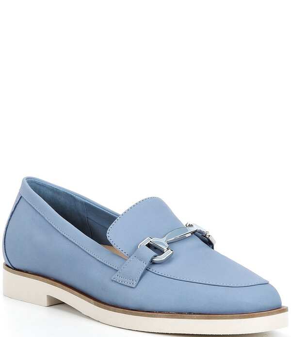 アレックスマリー レディース シューズ スリッポン・ローファー Alex Marie Grant Nubuck Bit Buckle Loafers Fadedenim ジーンズ