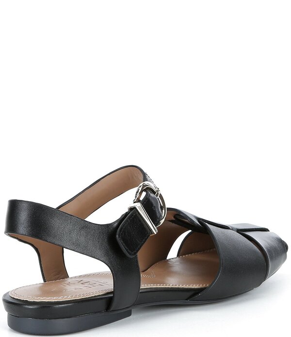 ナチュライザー レディース シューズ パンプス サンダル アンクル なめし革 Naturalizer Cleo Leather Buckle Hardware Ankle Wrap Sandals Black 黒いこと