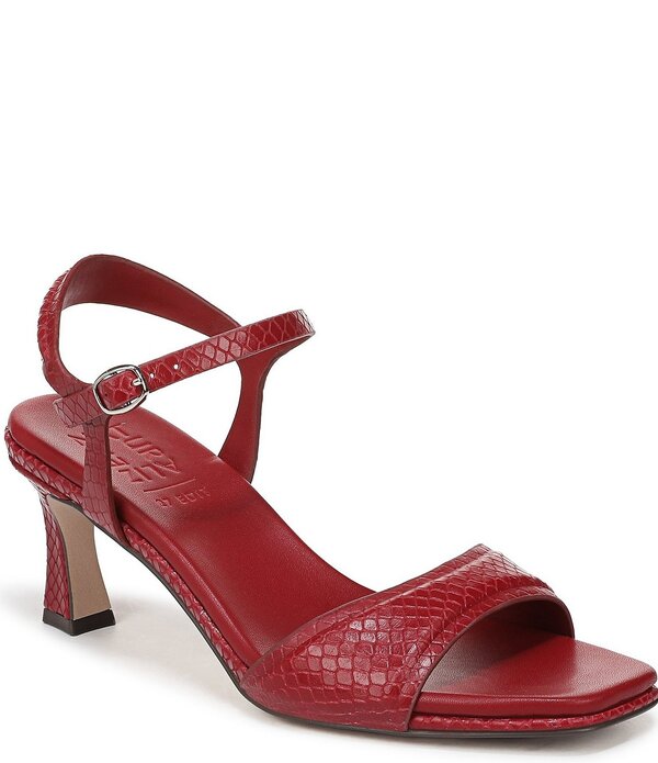 ナチュライザー レディース シューズ サンダル アンクル なめし革 Naturalizer 27 EDIT Grace Leather Ankle Strap Dressandals Hearts Flame