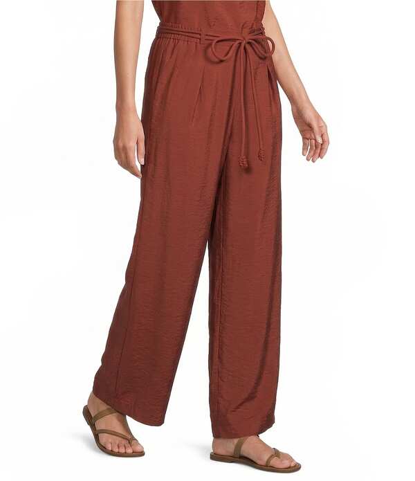 アントニオ メラーニ レディース ボトムス 心地よいズボン下 Antonio Melani Valeria Luxe Voile Drawstring Pantsienna