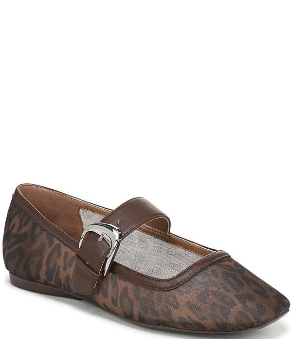ナチュライザー レディース シューズ パンプス メッシュ Naturalizer Cosmic Mesh Mary Jane Flats Leopard 毛の荒物