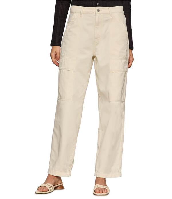 駆け込み寺 レディース ボトムス 心地よいズボン下 Sanctuary Boyfriend Utility High Rise Barreleg Pants Collagen