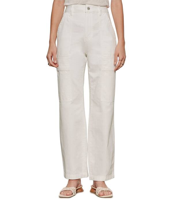 駆け込み寺 レディース ボトムス 心地よいズボン下 Sanctuary Boyfriend Utility High Rise Barreleg Pants White 白いこと