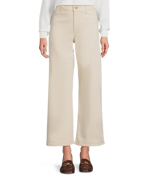 アントニオ メラーニ レディース ボトムス 心地よいズボン下 ワイドレッグ Antonio Melani Raleigh Stretch Twill High Rise Wide Leg Pants Natural