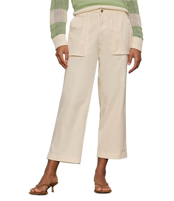 駆け込み寺 レディース ボトムス 心地よいズボン下 クロップド Sanctuary Ranger Twill Relaxed Straight Cropped Pants Collagen