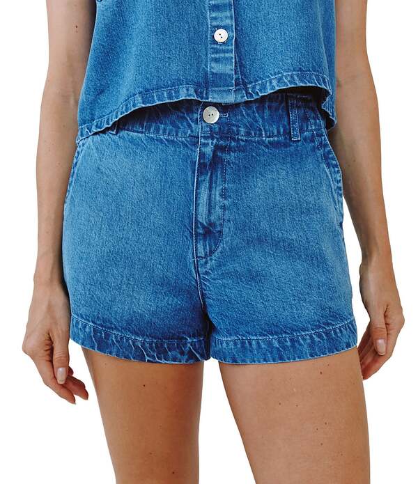 ベラダール レディース ボトムス 二分の一ズボン下・さる股引き 遊撃手ズボン下 Bella Dahl Elle Playa Coordinating Trouser Shortspring Horizon Wash