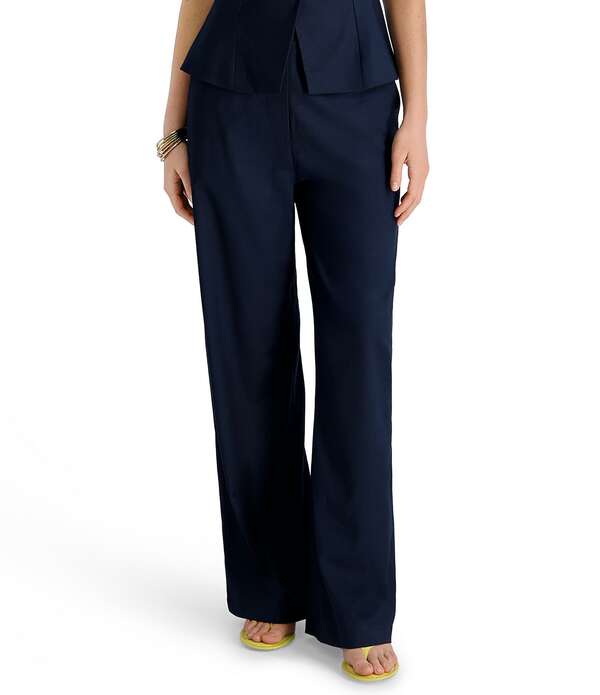 フレンチコネクション レディース ボトムス 心地よいズボン下 伸び伸びする相応う French Connection High-Rise Relaxed Fit Coordinating Twill Trouser Pants Marine