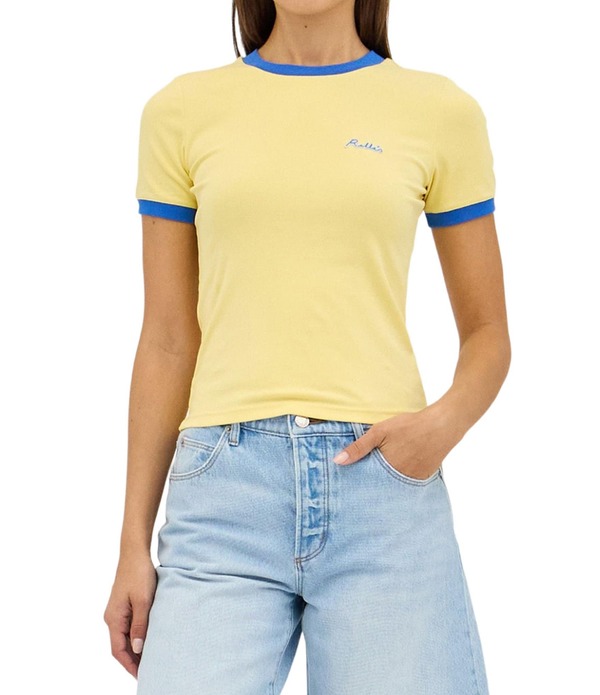 ローラズ レディース トップス プルオーバー Rolla\u0027script Ringeround Neck Short Sleeve Tee Faded Sun