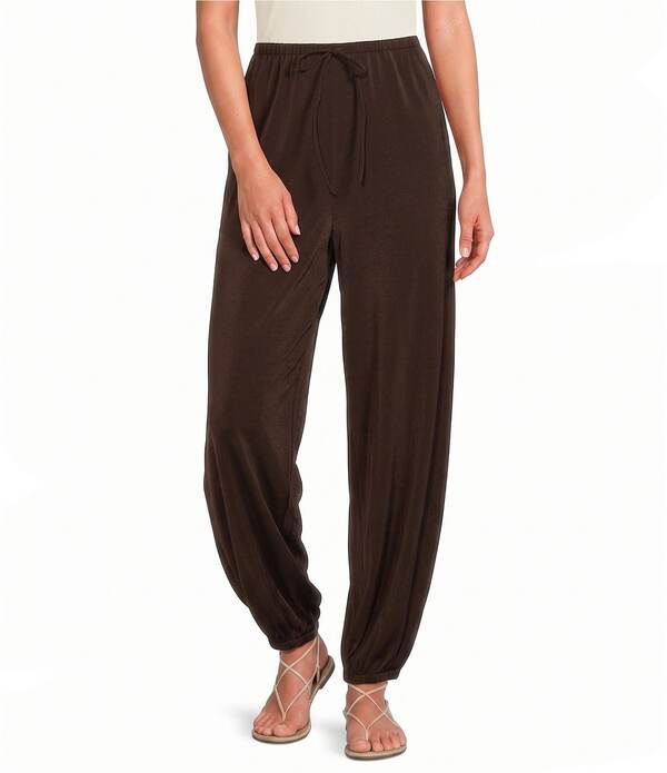 ルーシー光の都市 レディース ボトムス 心地よいズボン下 Lucy Paris Jasmin Pull On Bubble Pant Brown 赤銅色