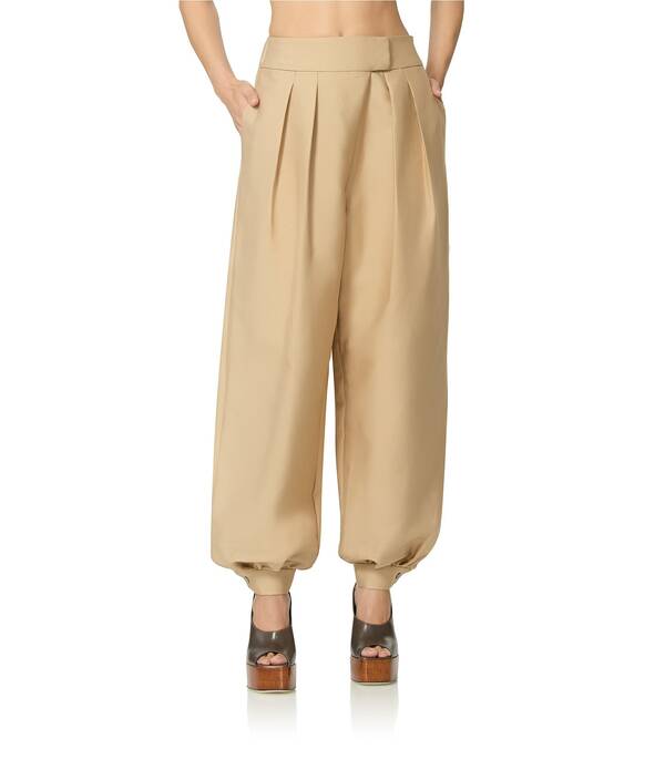 エーエフアールエム レディース ボトムス 心地よいズボン下 AFRM Erner Balloon Leg Coordinating Twill Trouser Pant White Pepper 白いこと