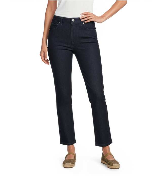 エイリーンフィッシャー レディース ボトムス ジーンズズボン下 綿織物 アンクル デニム Eileen Fisher Organicotton Blendenim High Waisted Slim Ankle Jeans Deep Indigo インディゴ