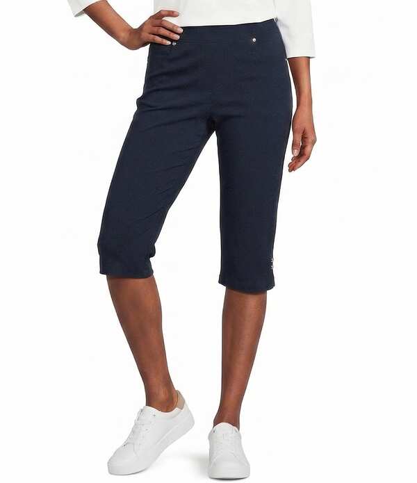 アリソン デイリー レディース ボトムス 心地好いズボン下 プチ Allison Daley Petite Size Tech Stretch Pull-On Skimmer Pants True Navy 米国海軍