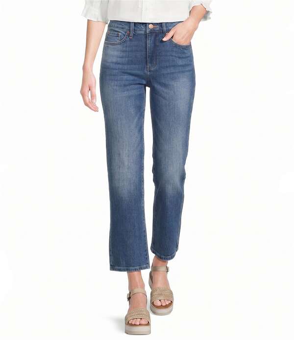 エヌワイディージェイ レディース ボトムス ジーンズズボン下 引っ切りない アンクル デニム NYDJ Marilyn Denimid Rise Straight Leg Anklength Jeans Pacifica ジーンズ