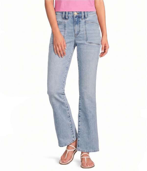 カットフロムザクロス レディース ボトムス ジーンズズボン下 ワイドレッグ アンクル デニム KUT from the Kloth Kelsey Denim High-Rise Wide Leg Ankle Jeans Cure Wash ジーンズ