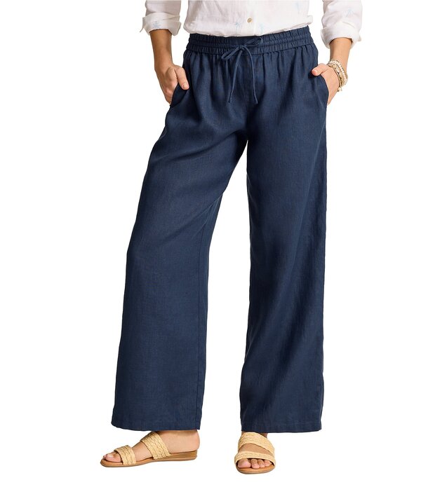 トッミーバハマ レディース ボトムス 心地好いズボン下 リネン Tommy Bahama Two Palm Easy Lightweight Linen Elastic Drawstring Pants Coastline