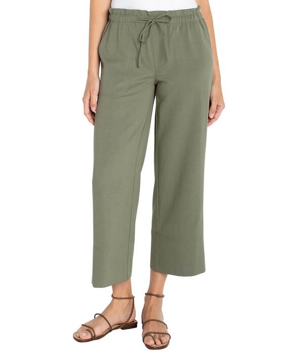 リヴァプール 天使の都市 レディース ボトムス 心地よいズボン下 ワイドレッグ Liverpoolos Angeles Lightweightextured Pull-On Drawstring Tie Wide Leg Pants Martini Olive オリーブ