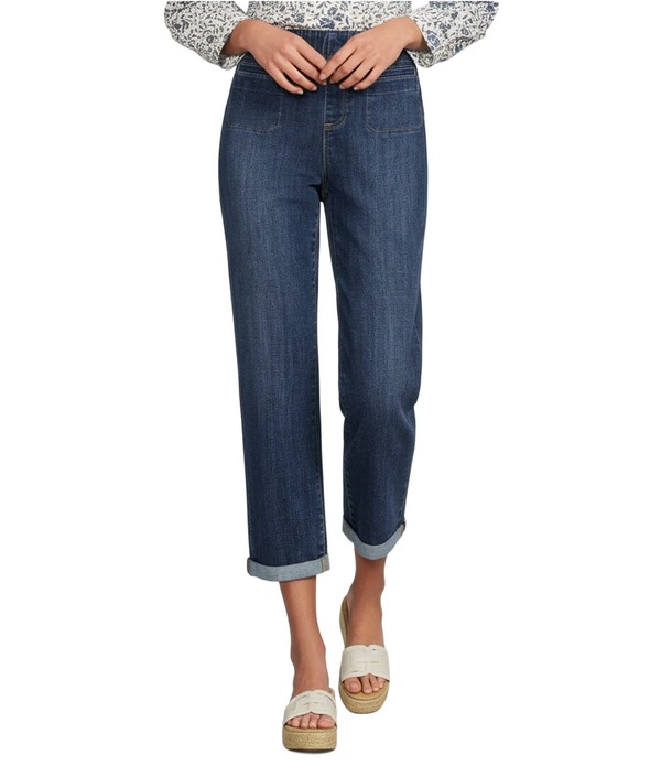 酉の方角刎ね上がる レディース ボトムス 心地好いズボン下 Westbound High Rise Pull-On Cropants Hero Indigo インディゴ