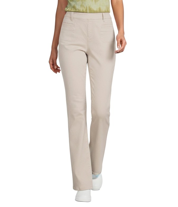 ウエストバウンド レディース ボトムス カジュアルパンツ ストレート Westbound High Rise Patch Pocket Straight Leg Pull-On Pantstone ストーン|ReVida 店
