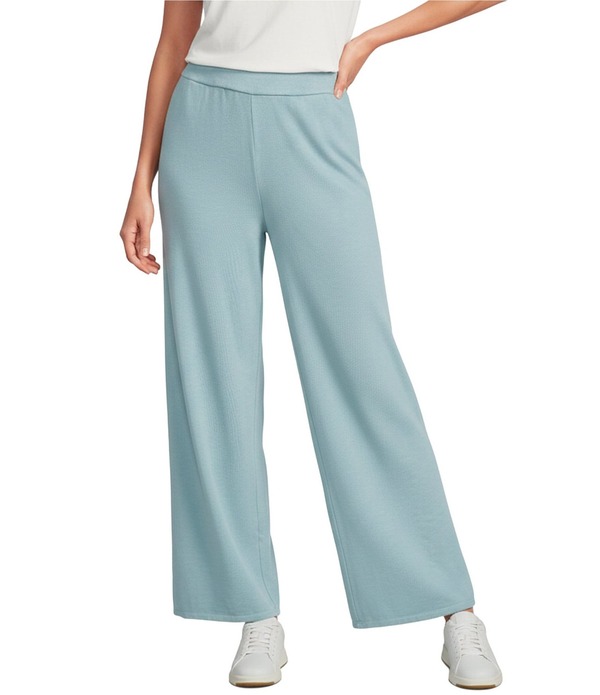 エイリーンフィッシャー レディース ボトムス 心地好いズボン下 ワイドレッグ パイル 綿織物 アンクル Eileen Fisher Organicotton Garment Dyed Terry Wide Leg Ankle Pantsea Foam