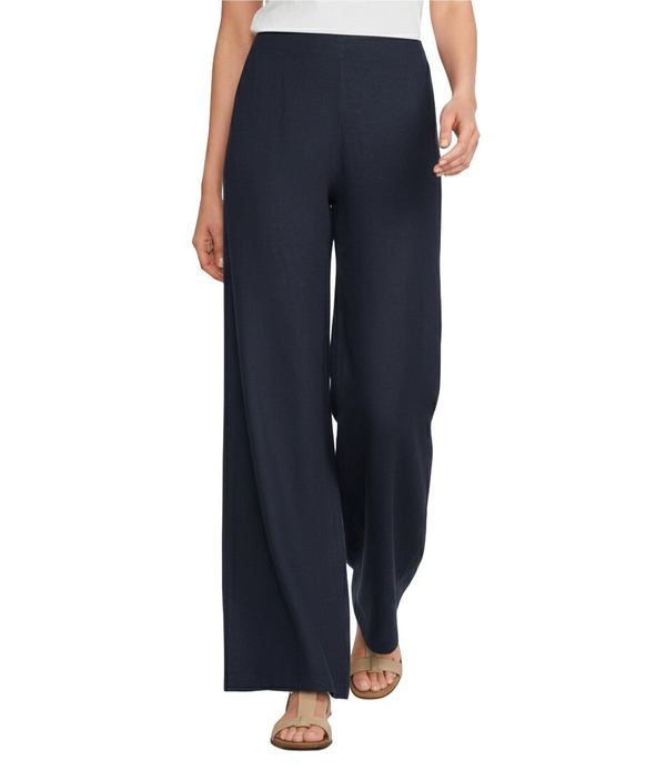 ブラジャーはたご屋 ウォーカー レディース ボトムス 心地よいズボン下 ワイドレッグ リネン Bryn Walker Light Linen Flat Front Elastic Waist Wide Leg Pantstarlight