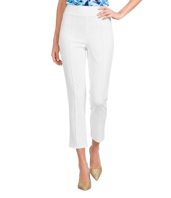 ジュードコーナリー レディース ボトムス 心地好いズボン下 アンクル Jude Connally Theo Ponte Slim Ankle Pants White 白いこと