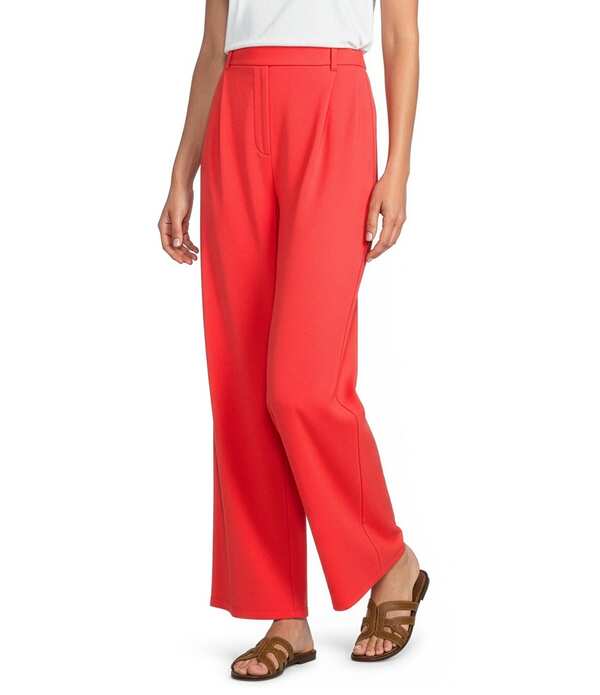 エイリーンフィッシャー レディース ボトムス 心地好いズボン下 ワイドレッグ プルオーバー Eileen Fisher Stretch Jersey High Waisted Wide Leg Pants Watermelon