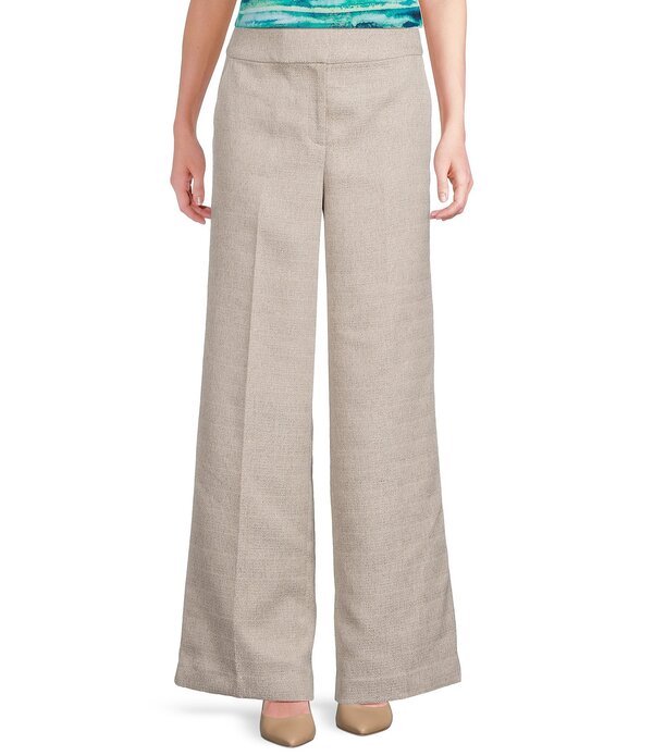 カルバンクライン レディース ボトムス 心地よいズボン下 ワイドレッグ Calvin Klein Coordinating Wide Leg Pants Latte Multi マルチ色合い