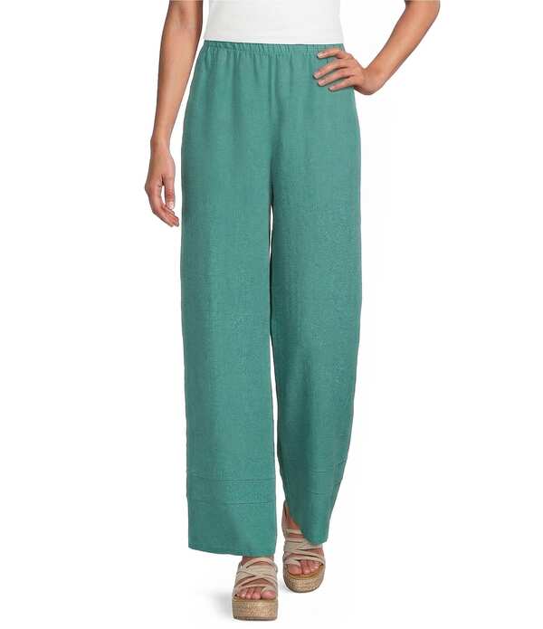 ブラジャーはたご屋 ウォーカー レディース ボトムス 心地よいズボン下 リネン Bryn Walker Light Linen Elastic Waist Pintuck Panturaco
