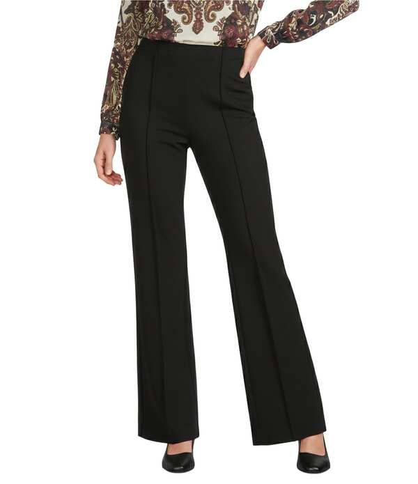 アレックスマリー レディース ボトムス 心地好いズボン下 引っ切り無い Alex Marie Mia Stretch Ponte Fullength Straight Leg Pants Black 黒いこと