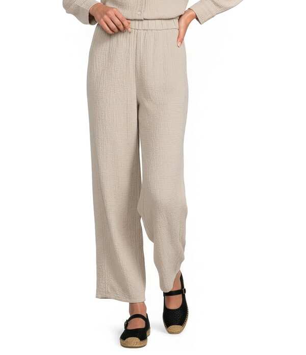 エイリーンフィッシャー レディース ボトムス 心地好いズボン下 プチ 綿織物 アンクル Eileen Fisher Petite Size Organicotton Doubleweave Lantern Ankle Pants Dove