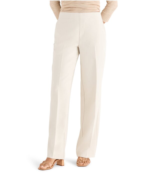 ニックアンドゾー レディース ボトムス 心地よいズボン下 ワイドレッグ NIC + ZOE Lenox Wide Leg Accent Stitch Pants Coconut