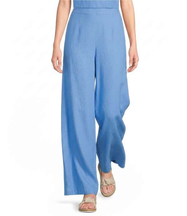 アレックスマリー レディース ボトムス 心地よいズボン下 ワイドレッグ リネン Alex Marie Natalie Stretch Linen Wide Leg Coordinating Pantscuba
