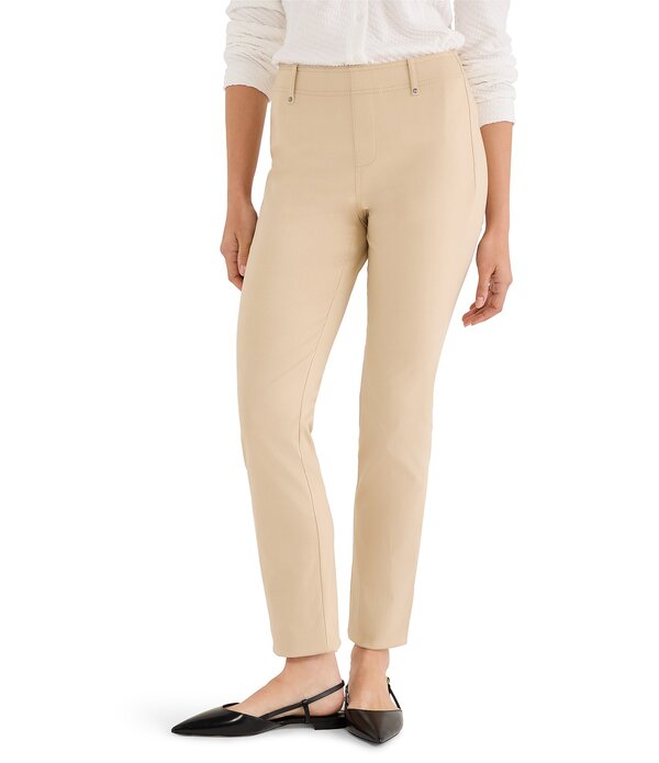 ニックアンドゾー レディース ボトムス 心地よいズボン下 NIC + ZOE Copley Wonderstretch Straight Slim Pants Latte