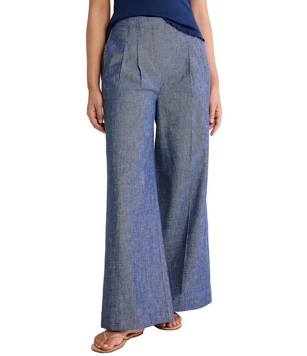 ニックアンドゾー レディース ボトムス 心地よいズボン下 ワイドレッグ nz by NIC + ZOEllis High-Rise Wide Leg Trouser Pants Indigo Mix インディゴ