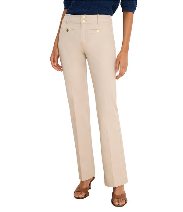 ニックアンドゾー レディース ボトムス 心地好いズボン下 ブーツ NIC + ZOE Plaza Bi-Stretch Demi-Boot Pants Macadamia