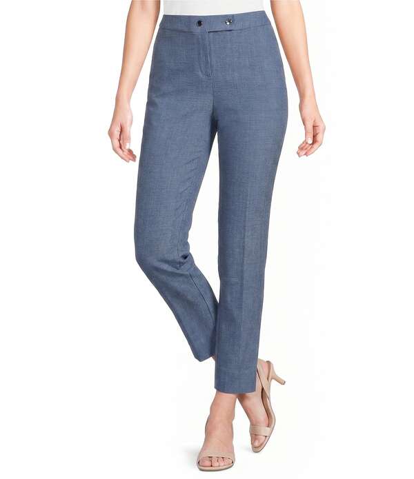 カルバンクライン レディース ボトムス 心地よいズボン下 アンクル Calvin Klein Coordinating Lux Slim Leg Ankle Pants Light Indigo インディゴ