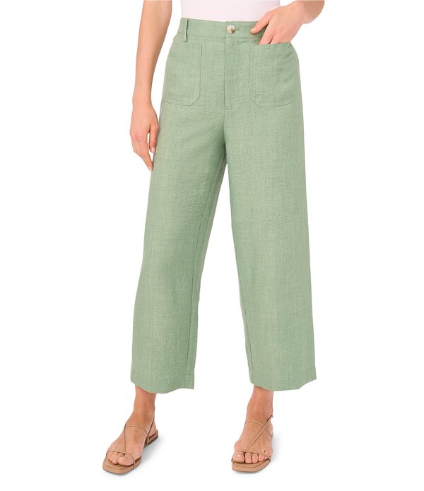 ヴィンスカムート レディース ボトムス 心地よいズボン下 クロップド アンクル Vince Camuto Twill Cropped Ankle Pants Eucalyptus