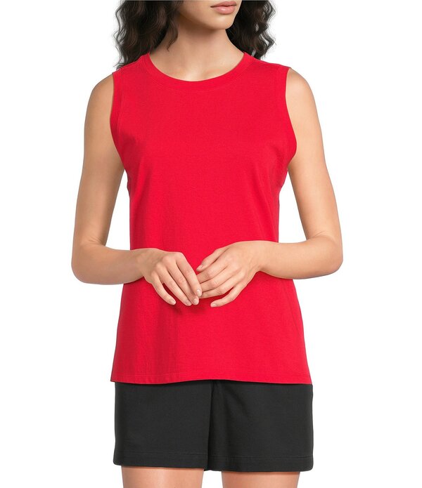 酉の方角刎ね上がる レディース トップス プルオーバー 労働者の一団素っ首 Westbound Perfect Outfit Picks Crew Neck Tank Racing Red 赤いこと