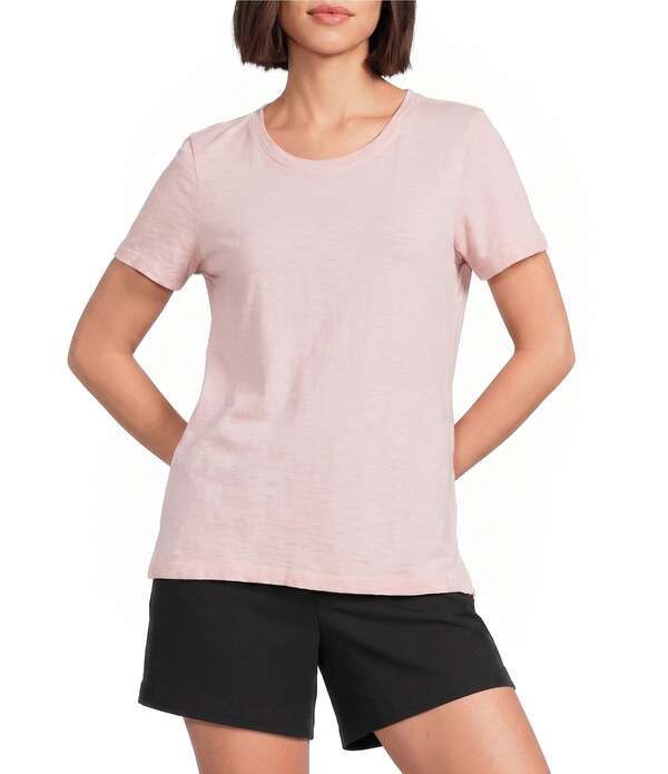 トッミーバハマ レディース トップス ティーシャツ プルオーバー Tommy Bahama Paradise Breeze Jersey Short Sleeve Tee Light Salmon 秋味
