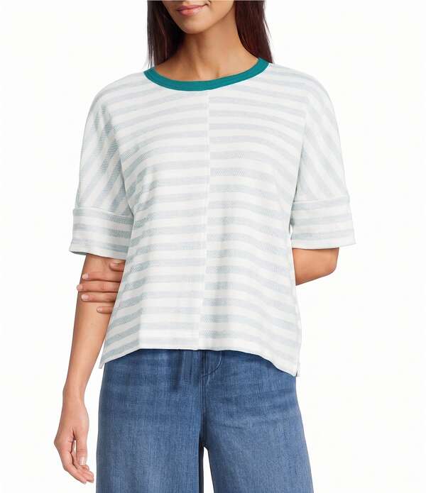 ウエストバウンド レディース トップス Tシャツ クルーネック Westbound 3/4 Sleeve Crew Neck Top Alexandrite|ReVida 店