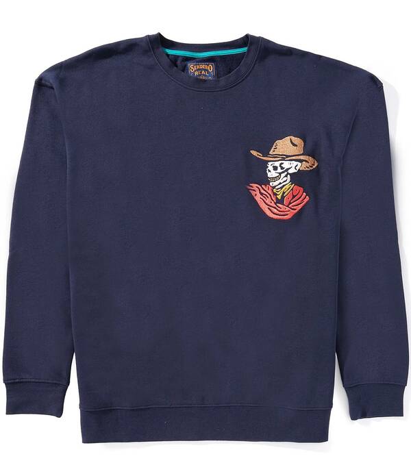 センデロプロビジョンズ メンズ アウター パーカー・スウェット プルオーバー フリース Sendero Provisions Co. Quitado Long Sleeve Fleece Sweatshirt Navy 米国海軍