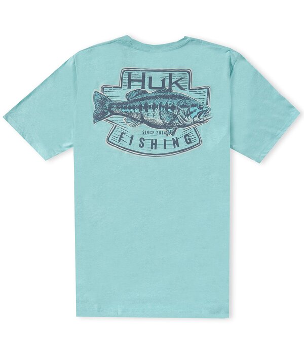 引っ掛かり メンズ トップス プルオーバー HukC Plaque Performance Short Sleeve T-Shirt Marlin Blue Heather ギョリュウモドキ